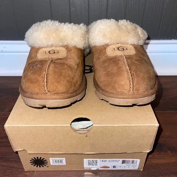 Ladies ugg slippers size 6 sale